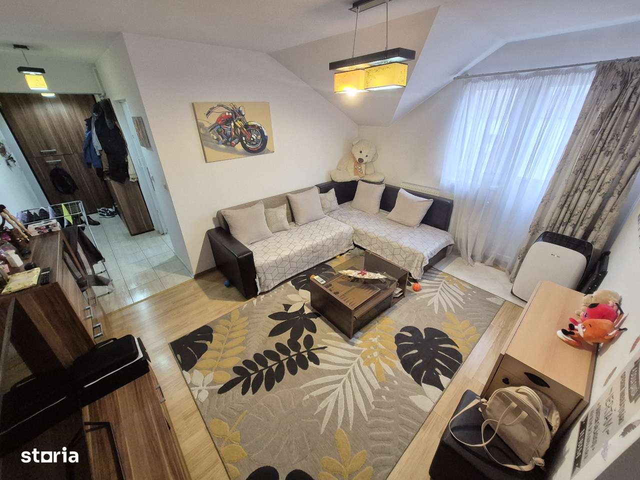 2 Cam-Sagului-3Min Shopping City-Mobilat-Centrala-Balcon-42MP - Imagine principală: 4/16