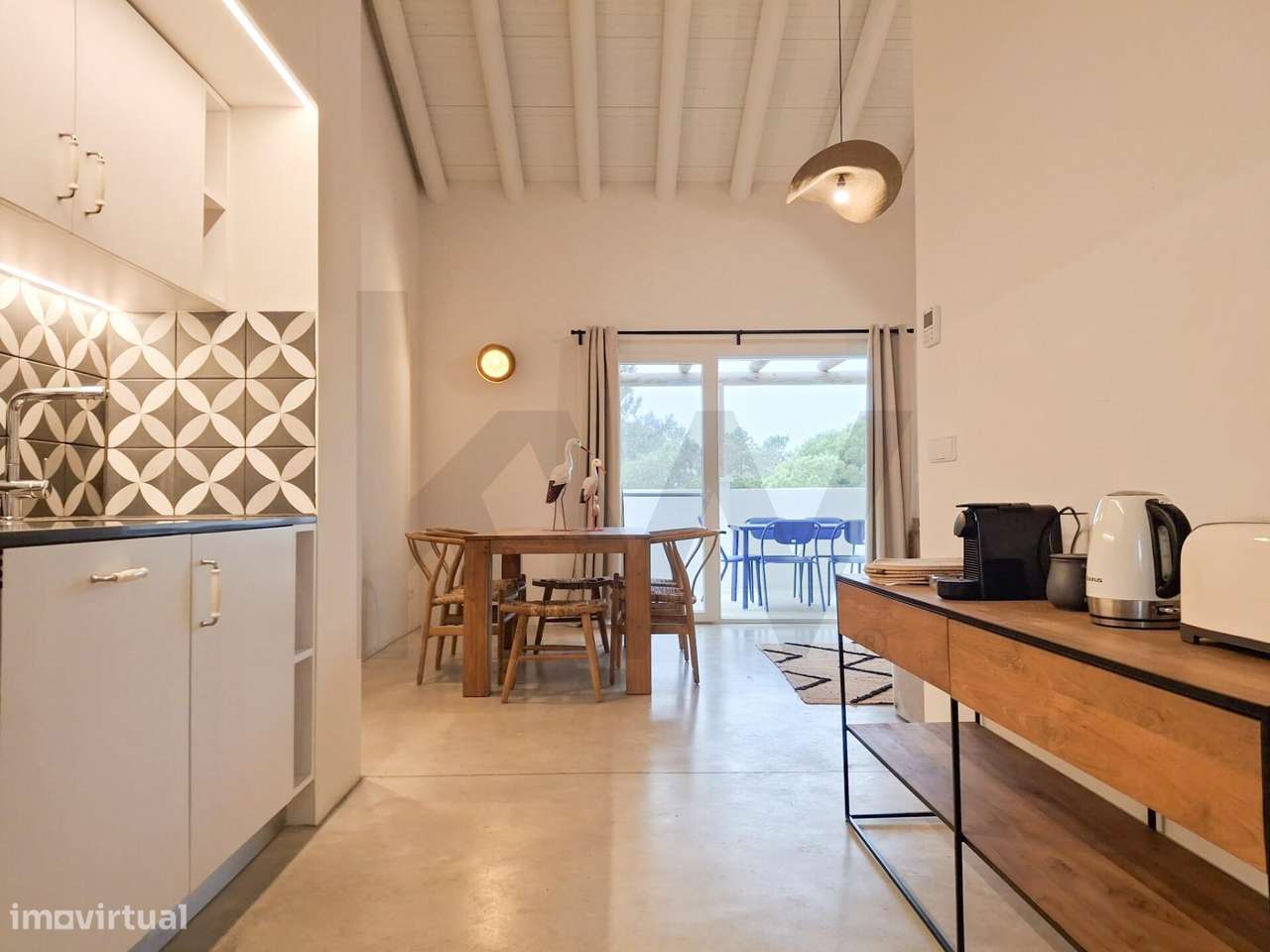 T2 com jardim e piscina no Carvalhal - Grande imagem: 4/20