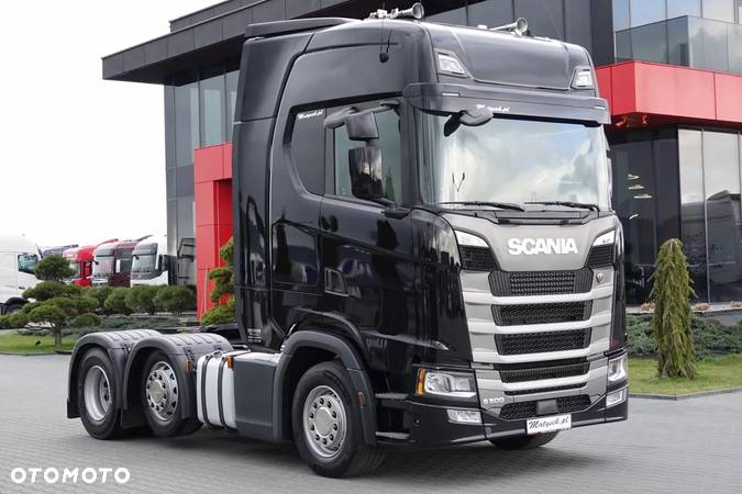 Scania S 500 / PUSHER / 6x2 / OŚ PODNOSZONA I SKRĘTNA / RETARDER / SKÓRY / 70 TON - 1