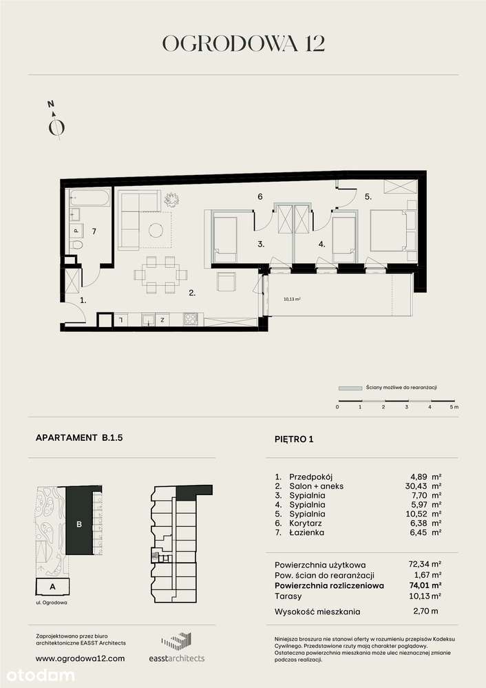 Ogrodowa 12 | apartament B/1/5 - Pełny obrazek: 2/11