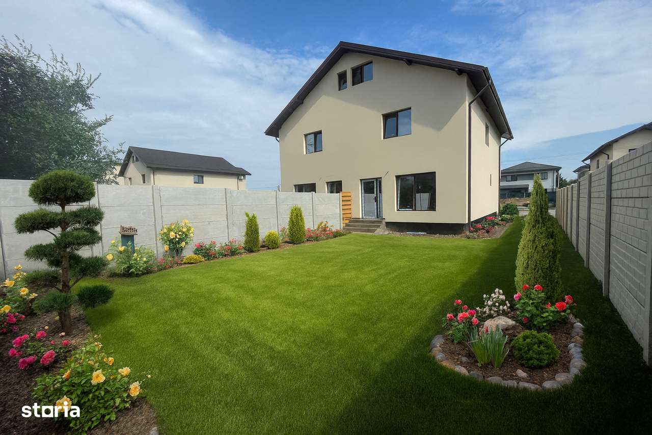 Ansamblu privat de case individuale unite, 4 camere, Comision 0-0