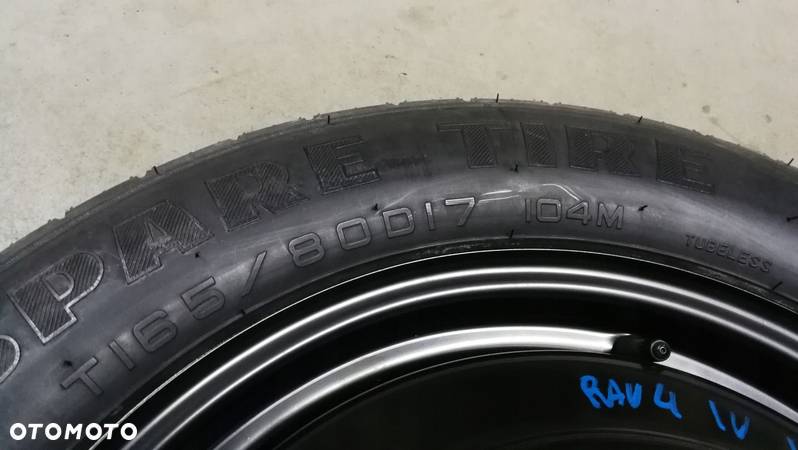 KOŁO DOJAZDOWE dojazdówka 165/80 R17 5x114.3 Toyota RAV-4 IV 13-18 - 2