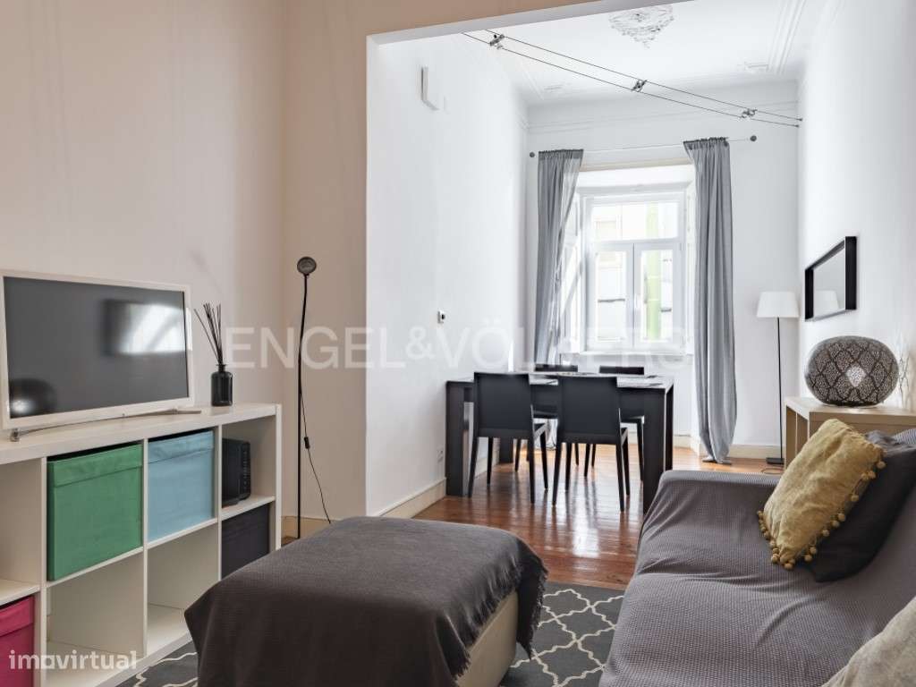 Apartamento T2 em Alcântara com licença de AL - Grande imagem: 2/22