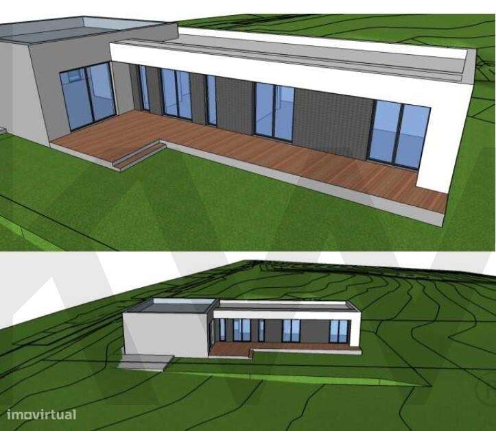 Terreno com projeto aprovado - Moradia Térrea T3 - Grande imagem: 3/9