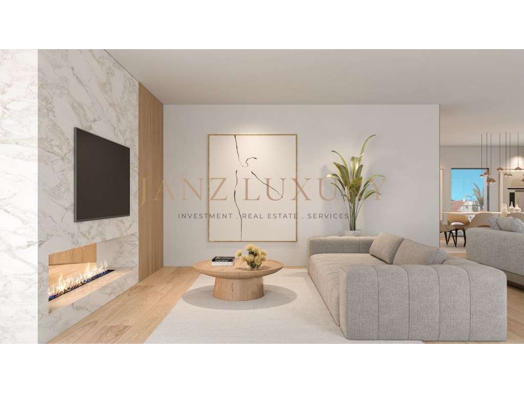 Apartamento T4 com Piscina Privativa Estoril-1