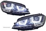 Faruri 3D LED VW Golf VII (2012-2017) R-Line LED Semnalizare Dinamica- livrare gratuita - 2