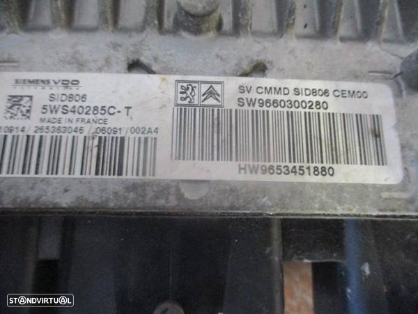 Centralina 9660300280 9653451880 CITROEN C3 2006 1.4HDI 70CV 5P CINZA SIEMENS - 2