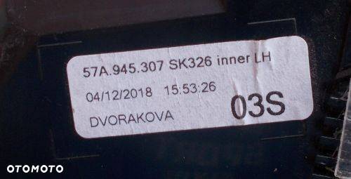 SKODA KAROQ 17- LEWA KLAPA LED ORYGINAŁ EUROPA - 3