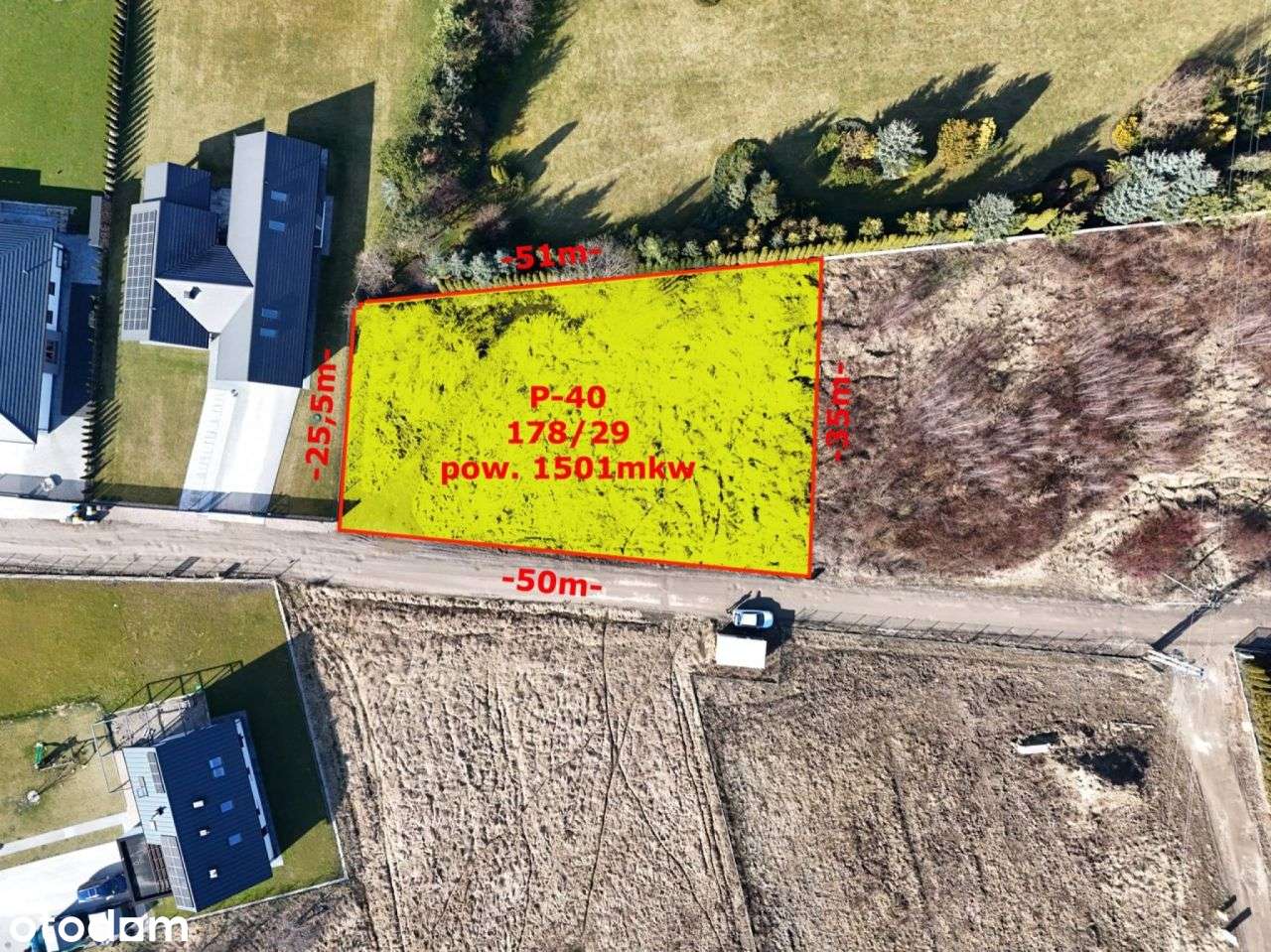 Działka z warunkami zabudowy- Łódź, Huta Jagodnica-5