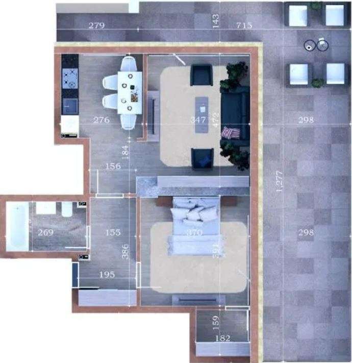 Copou - Apartament 2 Camere Tip Penthouse - Comision 0%-7