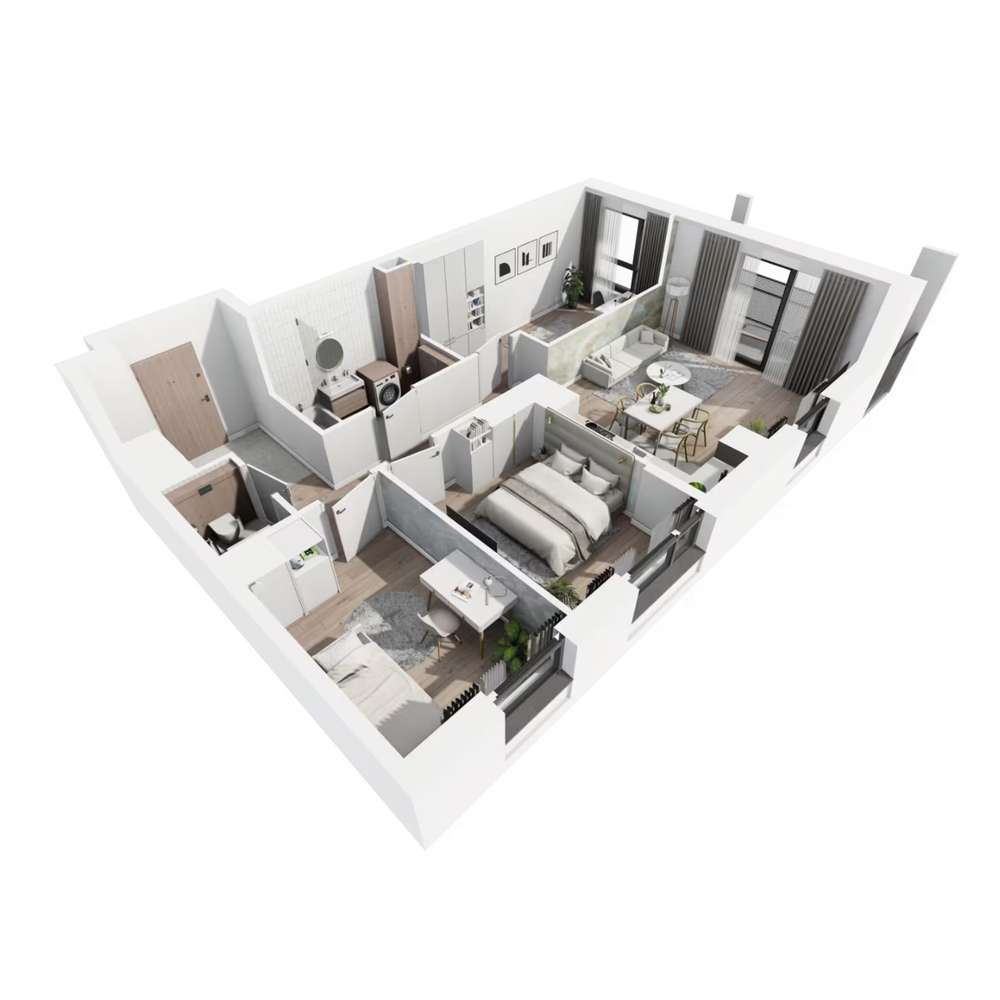 JASNE Dwustronne 3 lub 4 pokoje - 73m JEŻYCE-4