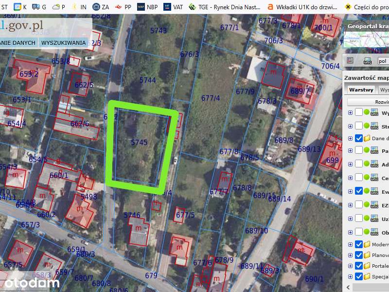 Działka budowlana Podgrabie / Jasna - Pełny obrazek: 5/5