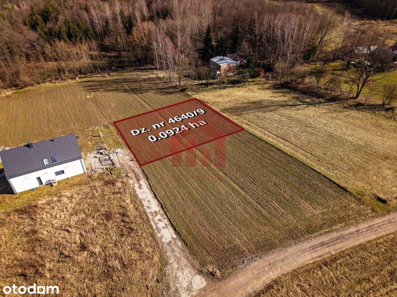 Przybyszówka nowe osiedle Działka 9,2 ar Wz Media-0