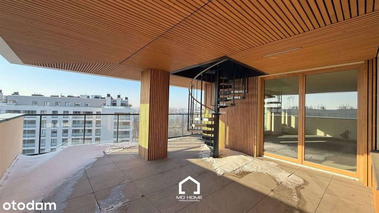 ⭐️Duży taras na dachu /Widok na panoramę Warszawy⭐-0