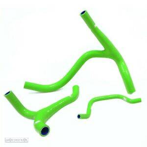 kit tubos radiador samco kawasaki kx 450f 12 - 15 verde - 1