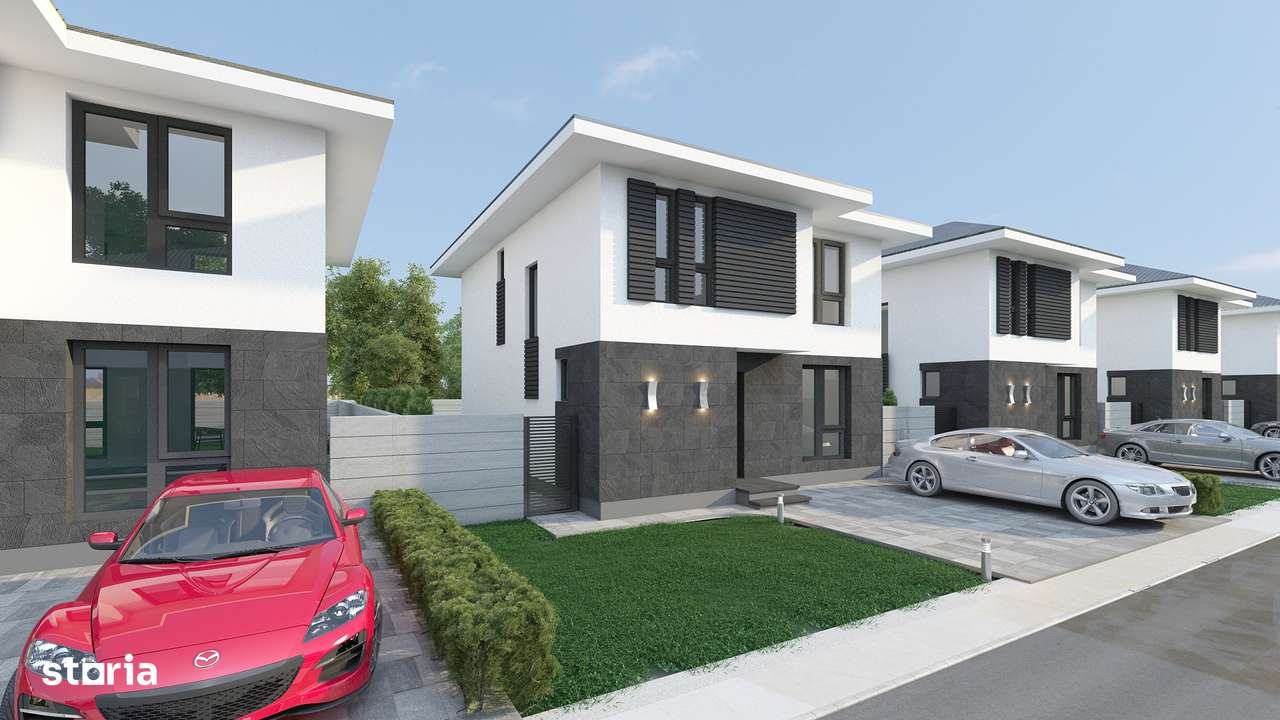 Cel mai vandut proiect din Bragadiru - Casa Individuala in Ansamblu - Imagine principală: 5/16