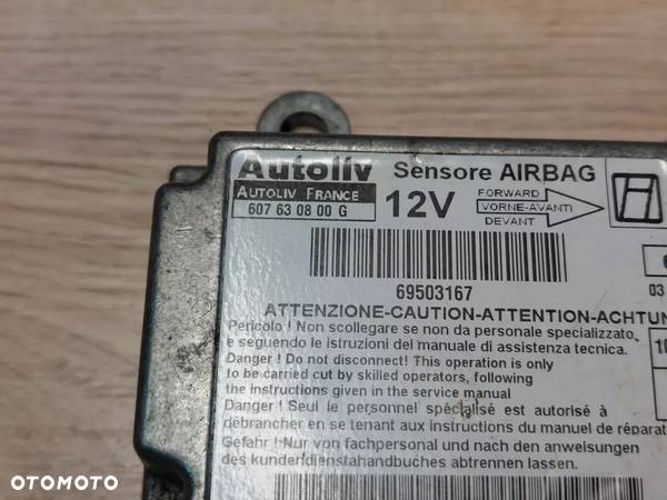 SENSOR AIRBAG IVECO DAILY 06- 69503167 607630800G - 2