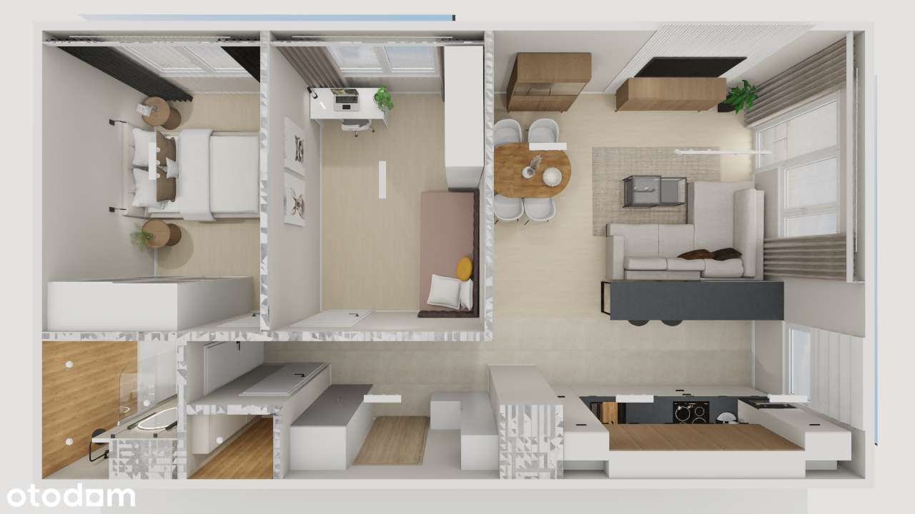 Sielec | W trakcie remontu | 3 pokoje | Piękny widok-4