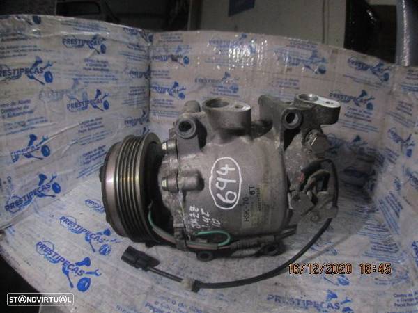 Compressor AC HSK70 KEIHIN HONDA JAZZ 2010 1.4I HONDA JAZZ 2012 1.4I 16V 100CV 5P CINZA GASOLINA KEIHIN - 1