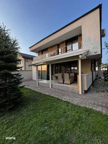 Vila 5 camere Berceni – construcție 2018, 141 mp, mobilată complet-0