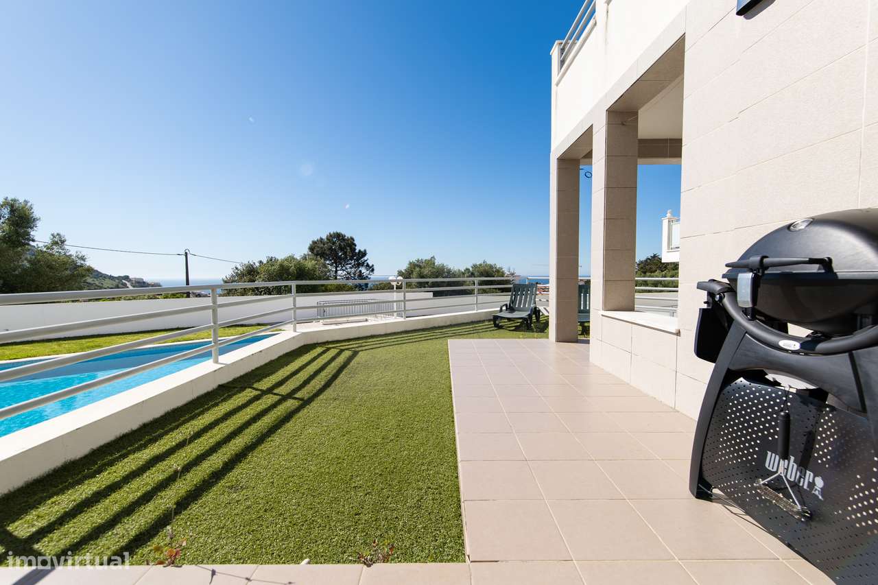 Apartamento T2 logradouro piscina vista mar e vila Sesimbra - Grande imagem: 4/48