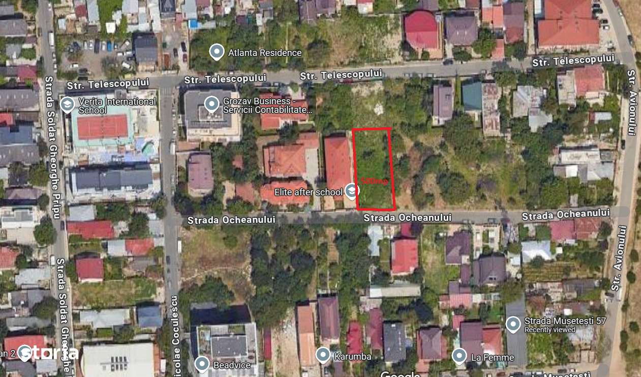 Aviatiei, str. Ocheanului, teren constructii, 500mp-4