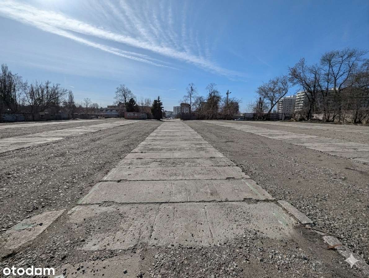 Działka usługowo-składowa 6400 m² z dwoma wjazdami