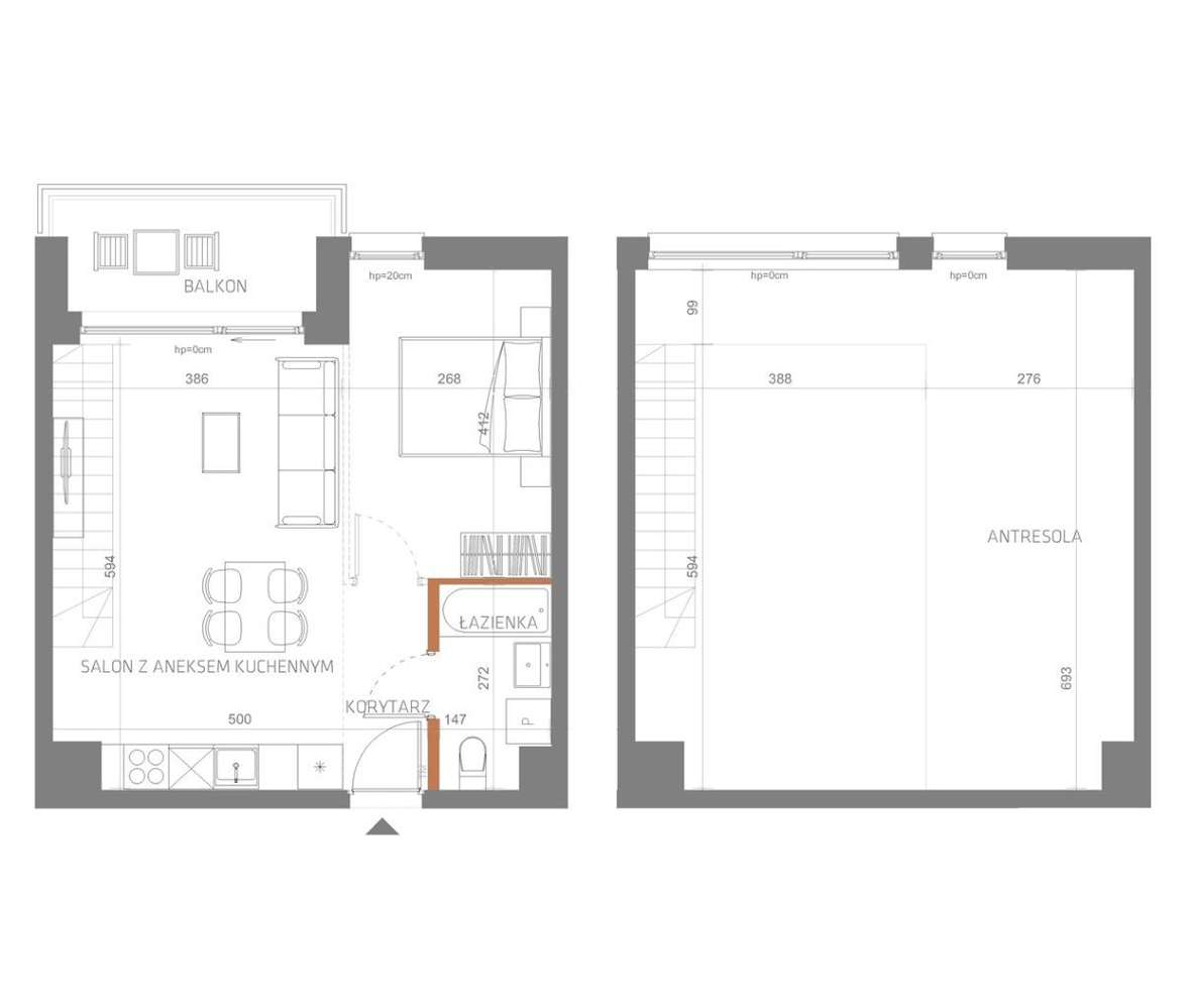 InCity - Apartament dwupoziomowy 83/M3 - Pełny obrazek: 3/20