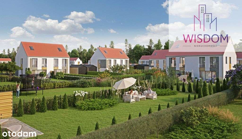 Dom w standardzie deweloperskim z garażem podwójny