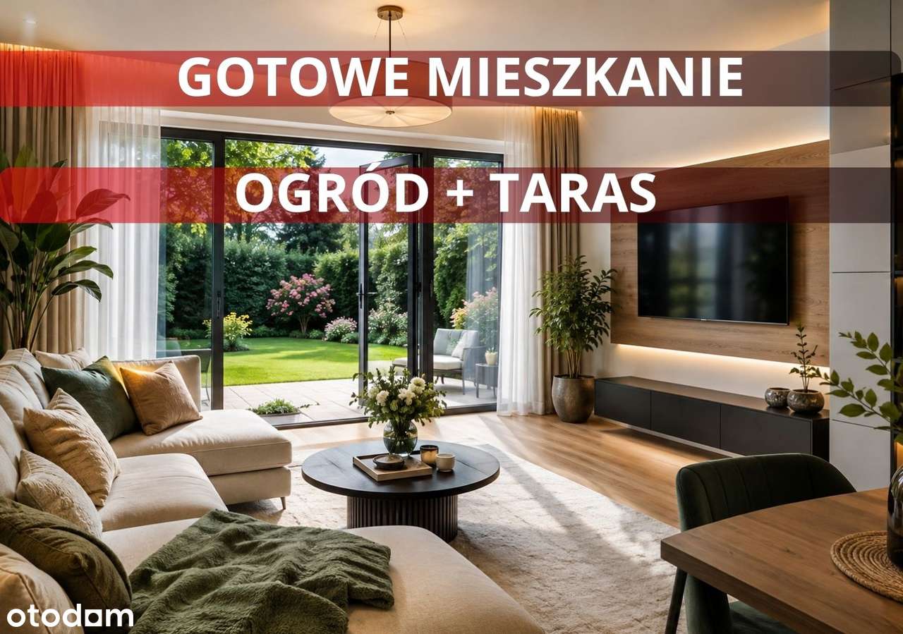 Mieszkanie, 3 pok. – Gotowe | ogród + taras | Przy parku | Dobra komunikacja |Można oglądać
