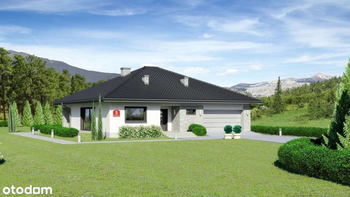 Kudowa-Zdrój: 2 domy w stanie deweloperskim na dużej działce 2070 m2