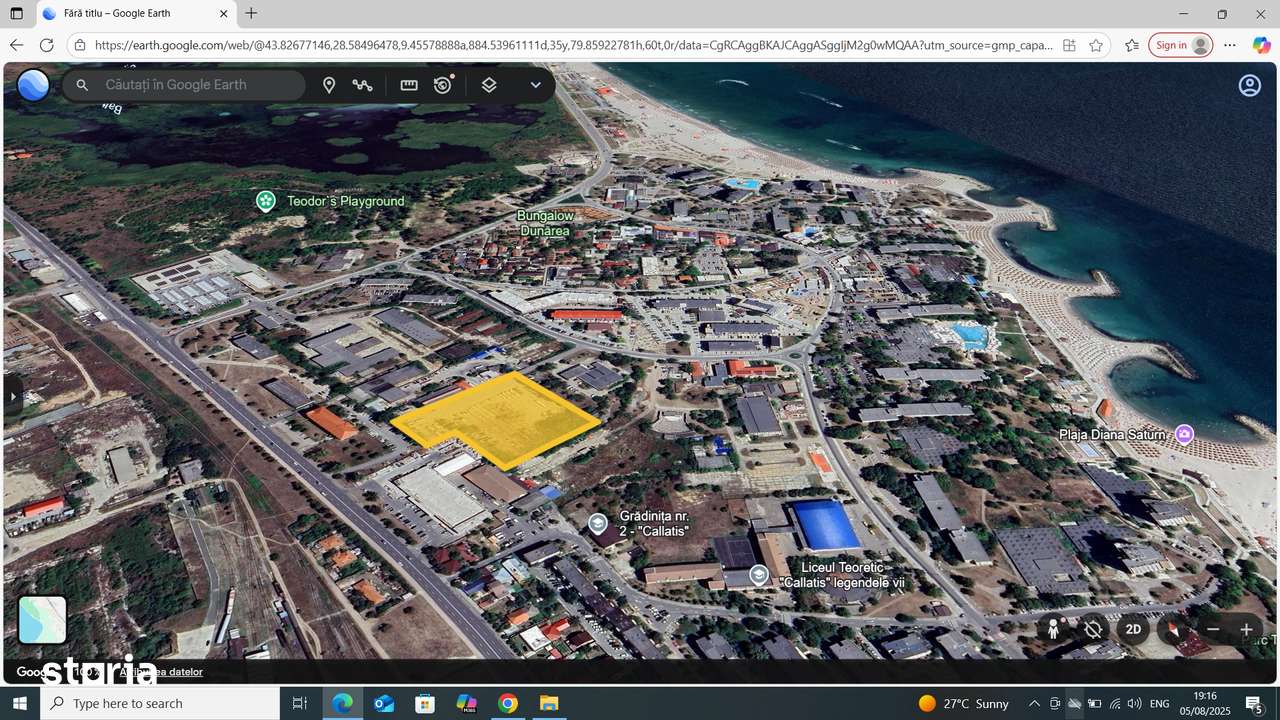 Mangalia Saturn teren intravilan construibil 12688mp pret 120euro/mp-6