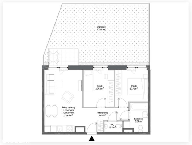 Nowe 3 pokoje 59,58m2 + ogródek 57,5m2 Raków-Instalatorów 0% Prowizji-6