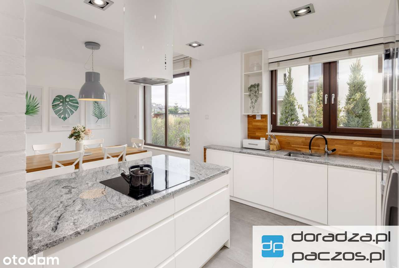 Stylowy Bliźniak z Bajecznym Ogrodem/ 163 m2/ 5 pokoi/ garaż/POD LASEM-5