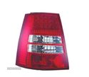 FAROLINS TRASEIROS LED PARA VOLKSWAGEN VW GOLF 4 IV VARIANT 97-03 VERMELHO BRANCO - 2