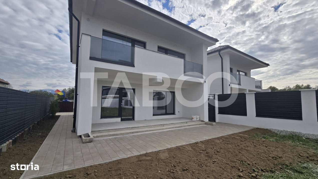 Casa de vanzare 380mp teren liber 4 camere 2 parcari Selimbar - Imagine principală: 2/17