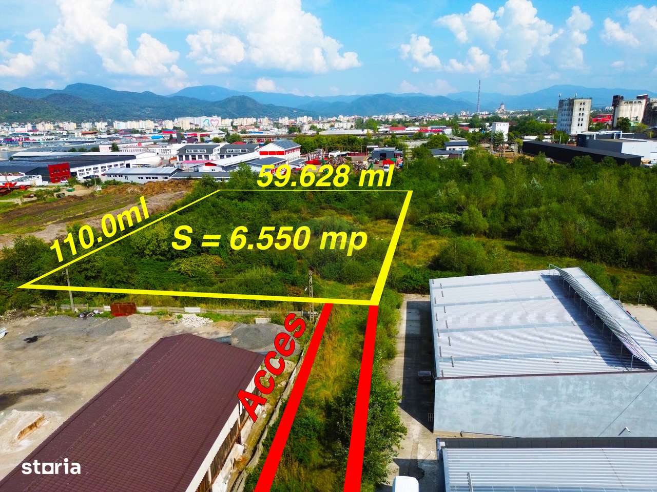 OPORTUNITATE Teren INDUSTRIAL DE VANZARE ideal pentru Hala - Imagine principală: 4/4