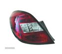 FAROLINS TRASEIROS LED PARA OPEL CORSA D 06-11 VERMELHO BRANCO - 2