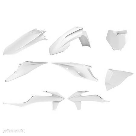 kit plasticos polisport branco ktm sx / sx-f - 1
