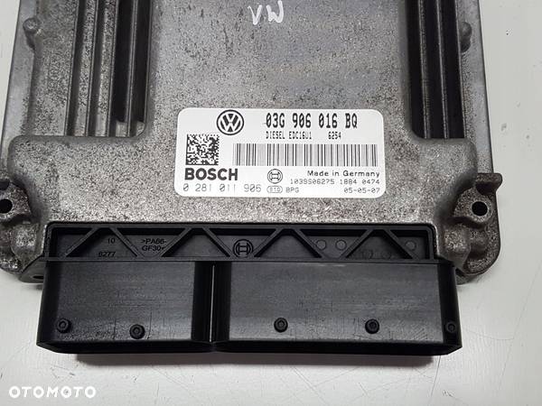 VW TOURAN 03- STEROWNIK 03G906016BQ 0281011906 - 4