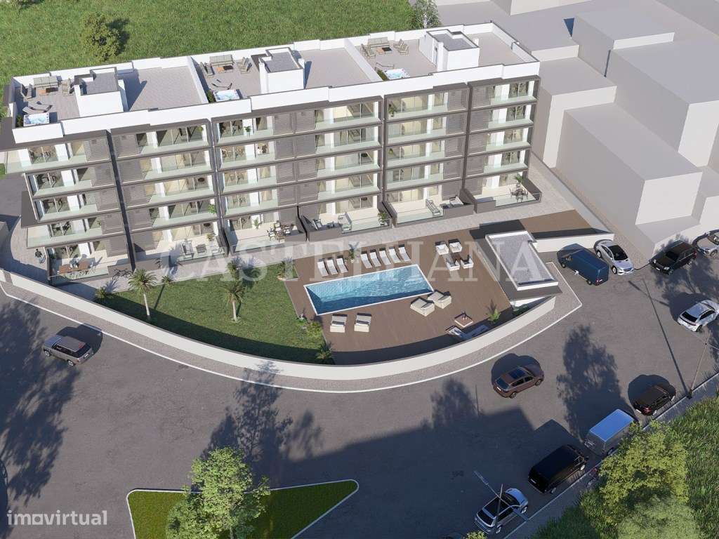Apartamento T1 com jardim e piscina em novo empreendimento no Algarve - Grande imagem: 4/35