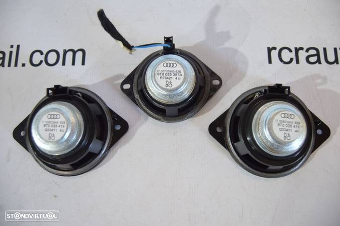 COLUNA COLUNAS SOM AMPLIFICADOR SUBWOOFER SONORO TABLIER ORIGINAL AUDI A5 8T3 SLINE S-LINE S LINE - 8