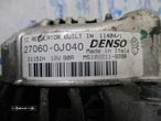 Alternador 270600J040 MS1022118200 TOYOTA YARIS 2004 1.3I 16V 87CV 5P CINZA  DENSO - 5