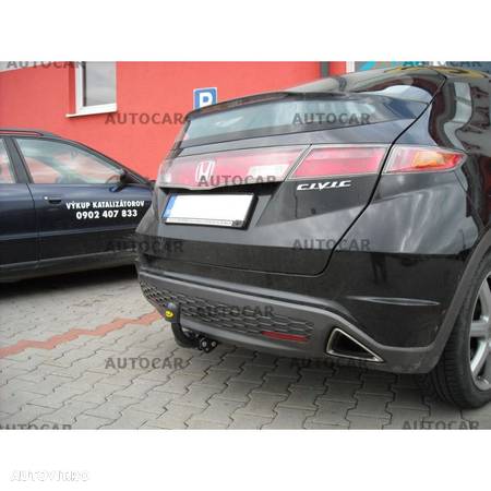 Carlig de remorcare pentru HONDA CIVIC - 5usi - sistem semidemontabil -cu suruburi - tip 3xxx - din 2005/08 - 6