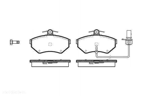 KLOCKI HAMULCOWE SEAT INCA IBIZA VW GOLF III PASSAT POLO CADDY AUDI A4 - 2