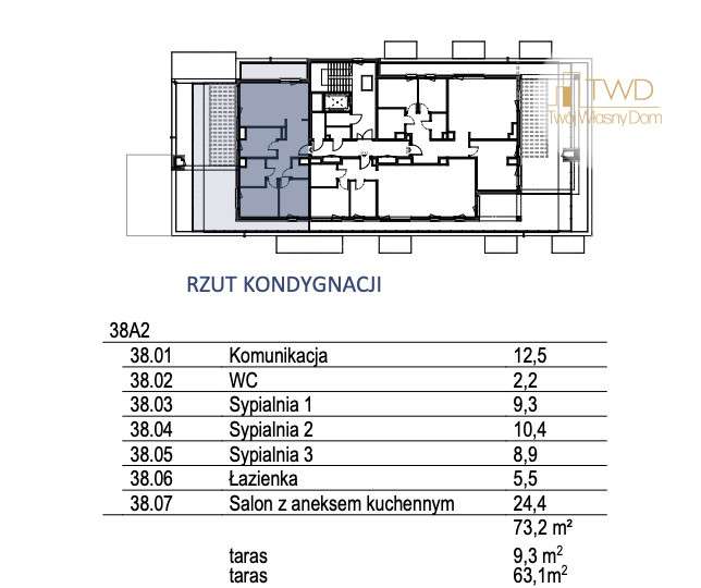 4 pokoje | wyjątkowy taras | 0% prowizji-7