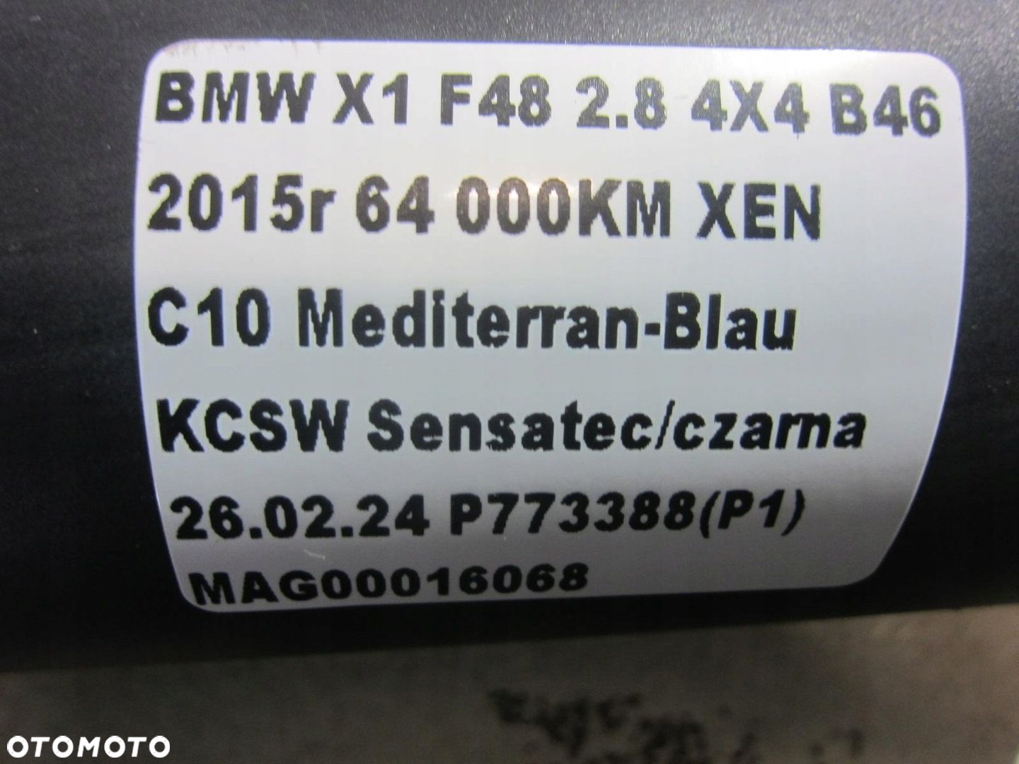 BMW X1 F48 AMORTYZATOR TYLNY TYŁ 33526861670 33506886762 6886762 6861670 - 8