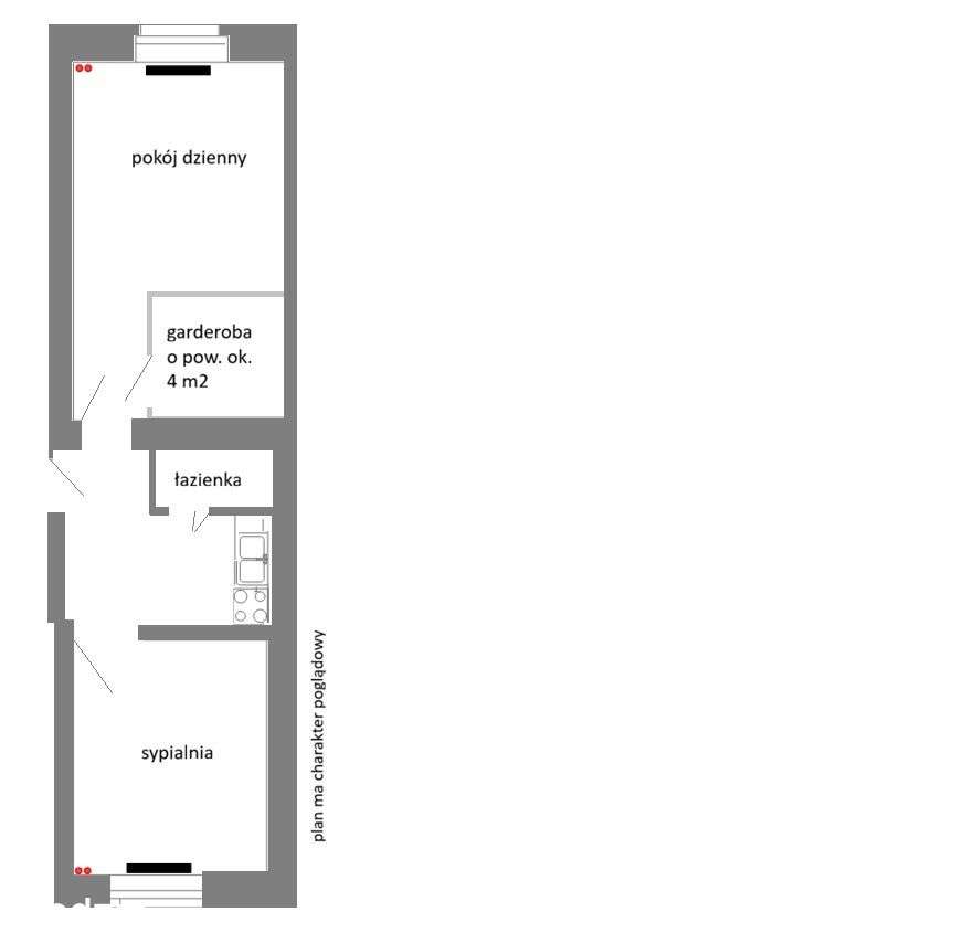 Blisko centrum, dwustronne, jasne,-2