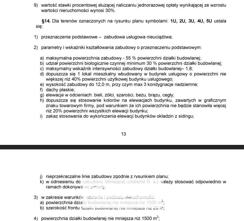 Plan zagospodarowania | tereny zabudowy usługowej-10