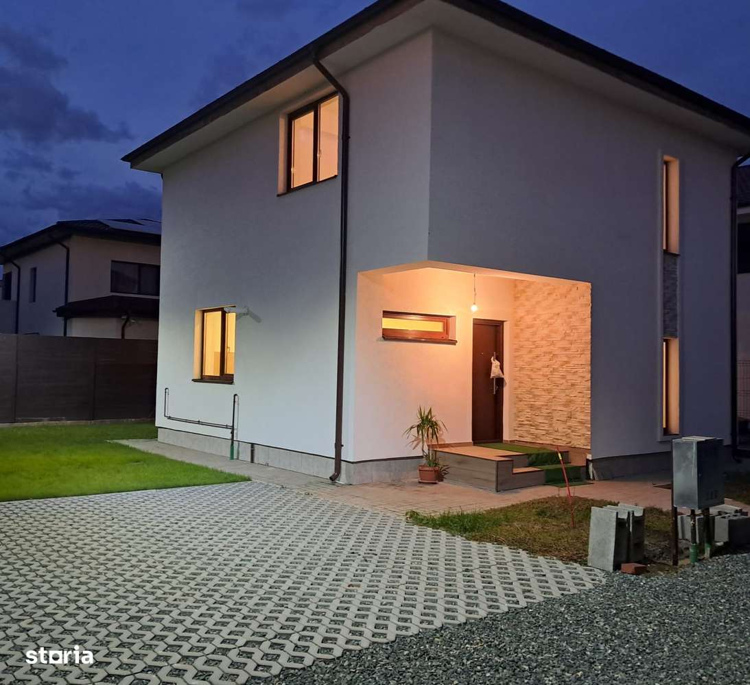 PROPRIETAR vând vilă nouă p+1,4 camere. - Imagine principală: 4/20